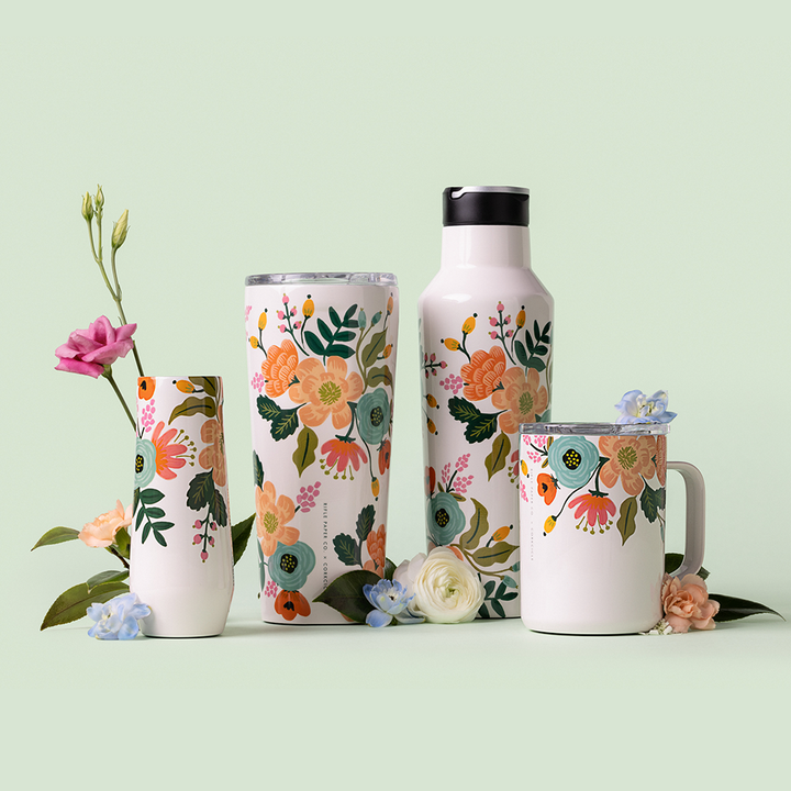 Sport Canteen - 20oz Rifle Paper - Gloss Cream Lively Floral