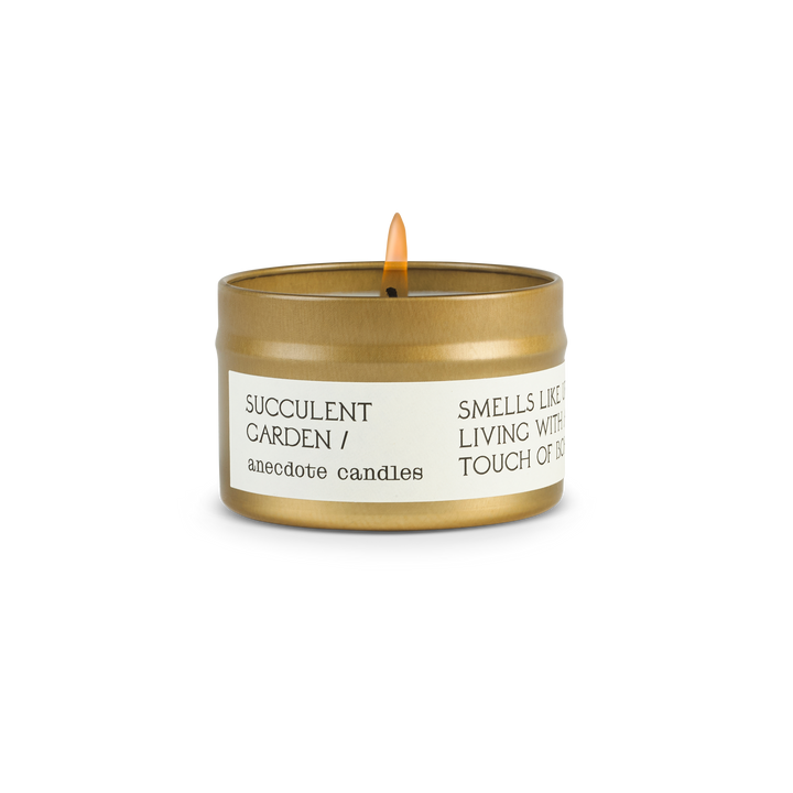 Succulent Garden (Floral &amp; Coconut) Candle: 7.8 oz Glass Jar