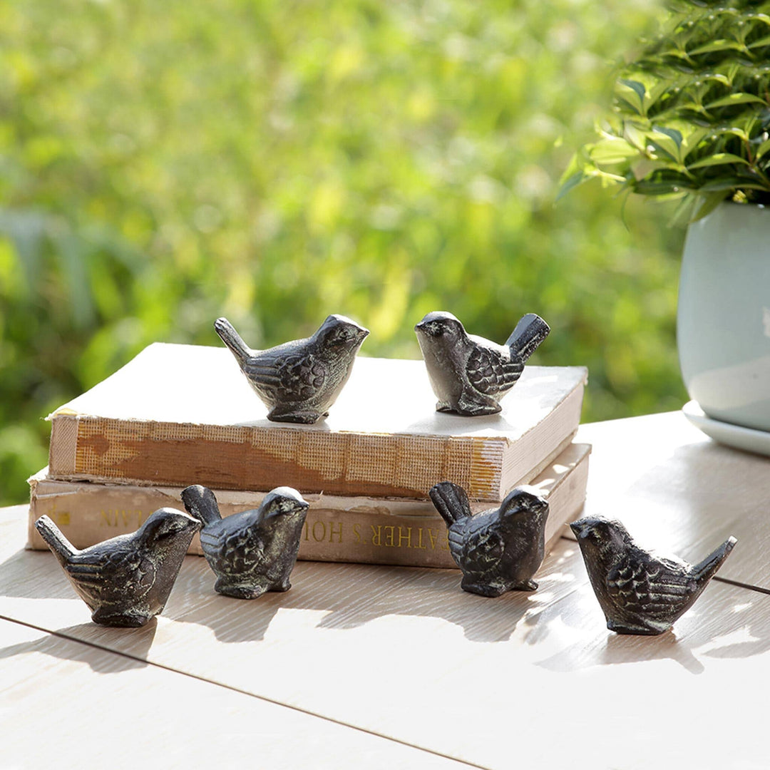 Cast Metal Bird Figurine
