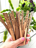 Everyday Plant Sticks/Signs: Happy Birthday