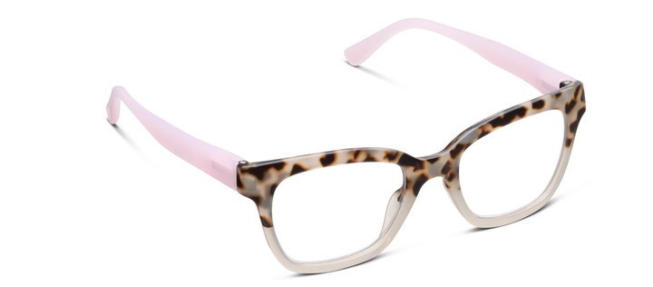 Zoey (Blue Light): Chai Tortoise/Pink / Reading / 1.00