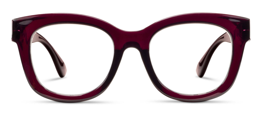 Center Stage Focus (Blue Light): Dark Cherry / Reading / 1.00