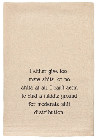 Shit Distribution Kitchen Tea Towel