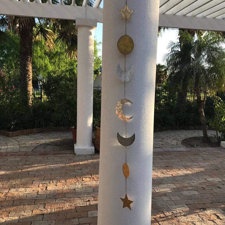 Sun, Moon &amp; Star String Garland Suncatcher