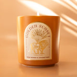 Golden Sunset Candle | Fresh Mango & Coconut Milk