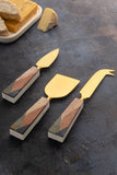 Galicia Marble Cheese Knives, Set of 3