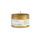 Adulting (Fig & Cashmere) Candle: 7.8 oz glass jar