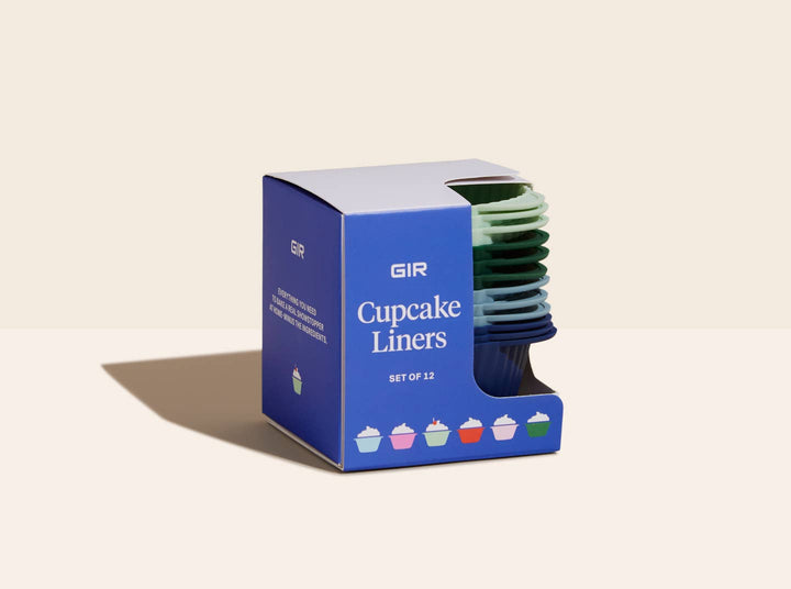 GIR Cupcake Liners: Mint.Dark Green.Slate.Navy