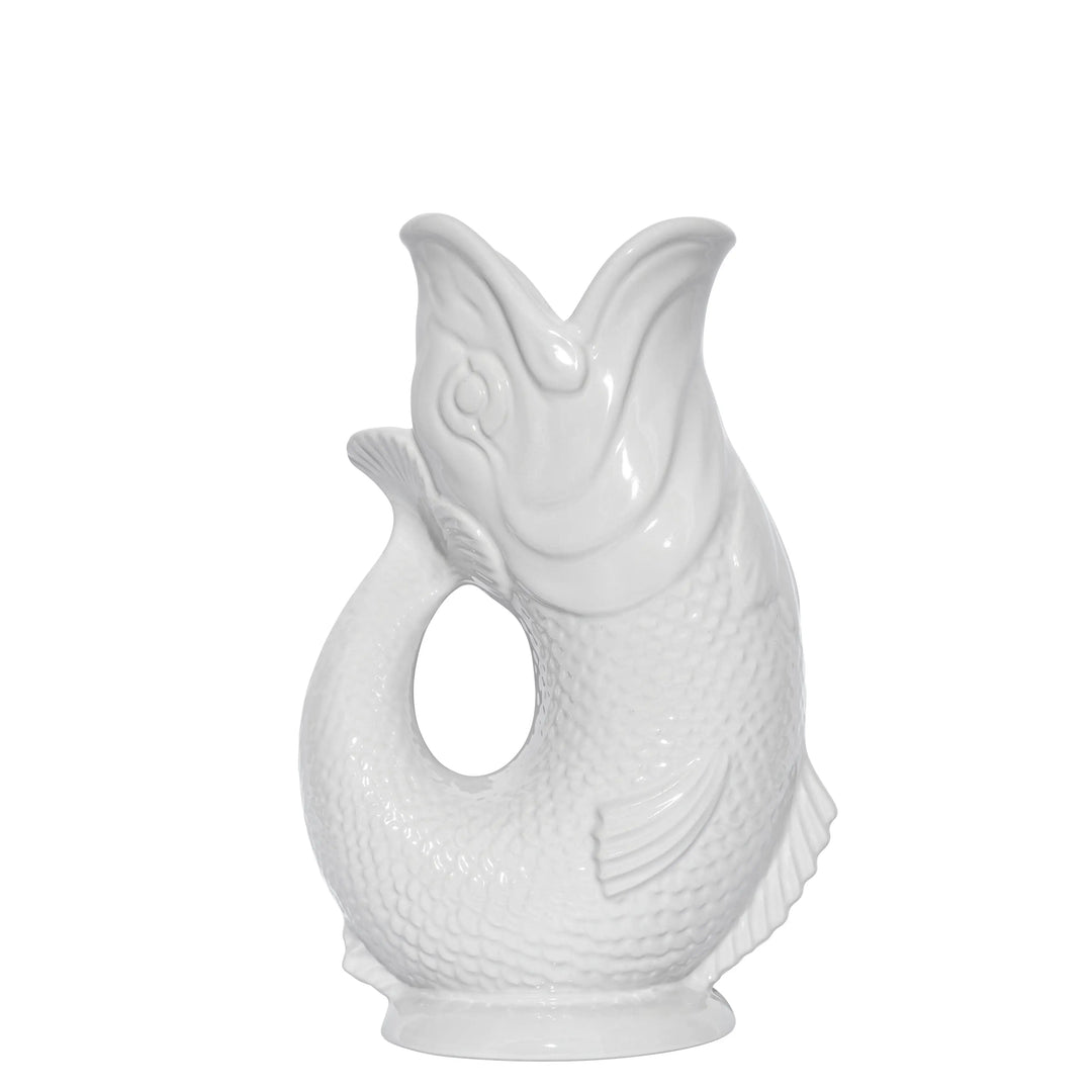 White Gluggle Jug: Extra Large