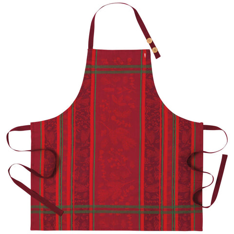 Winterberry Jacquard Christmas Apron