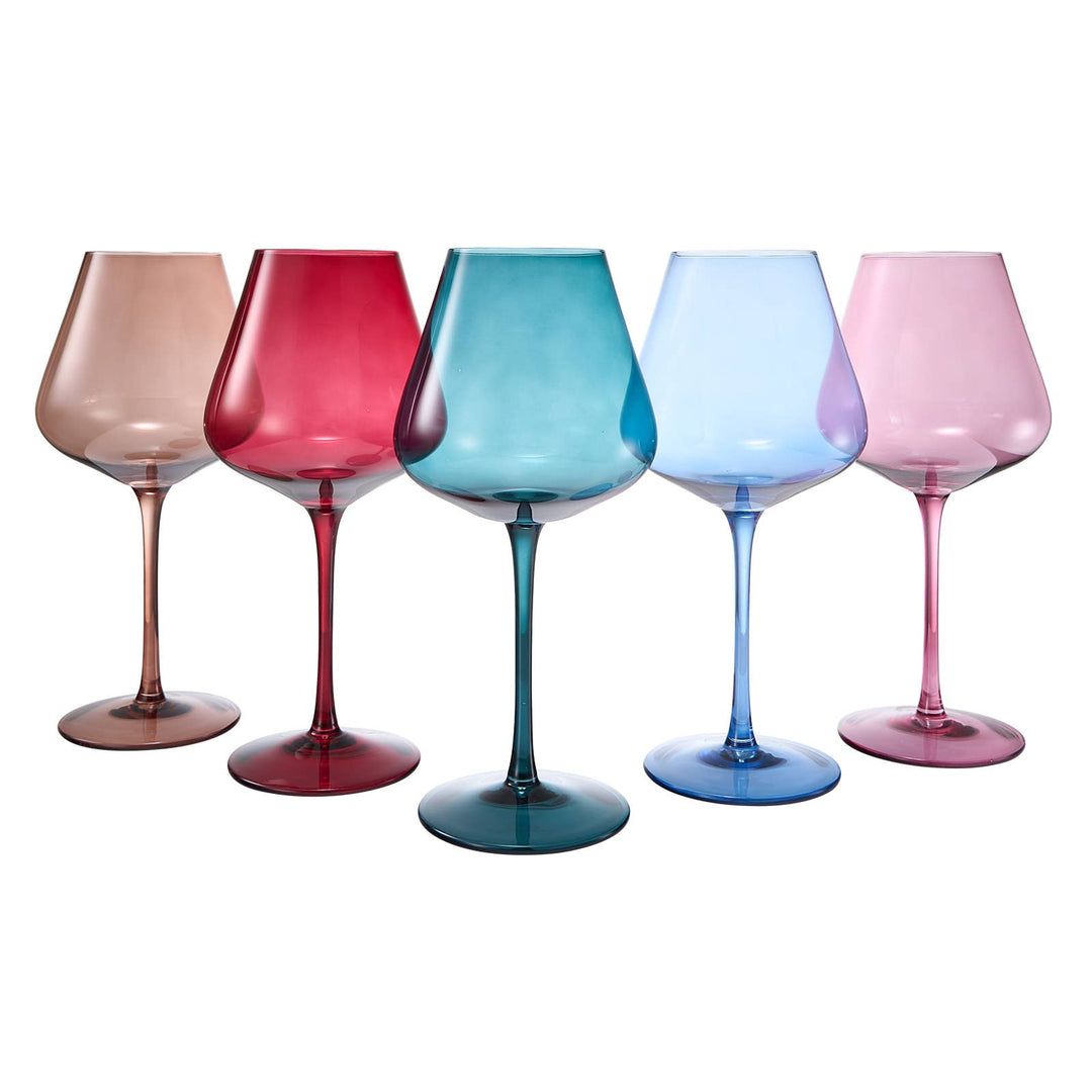 Khen Colored Crystal Wine Glass