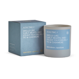 Adulting (Fig & Cashmere) Candle: 7.8 oz glass jar