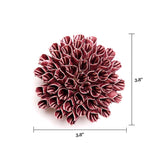 Ceramic Flower & Faux Succulent Collection 12: Flower Green