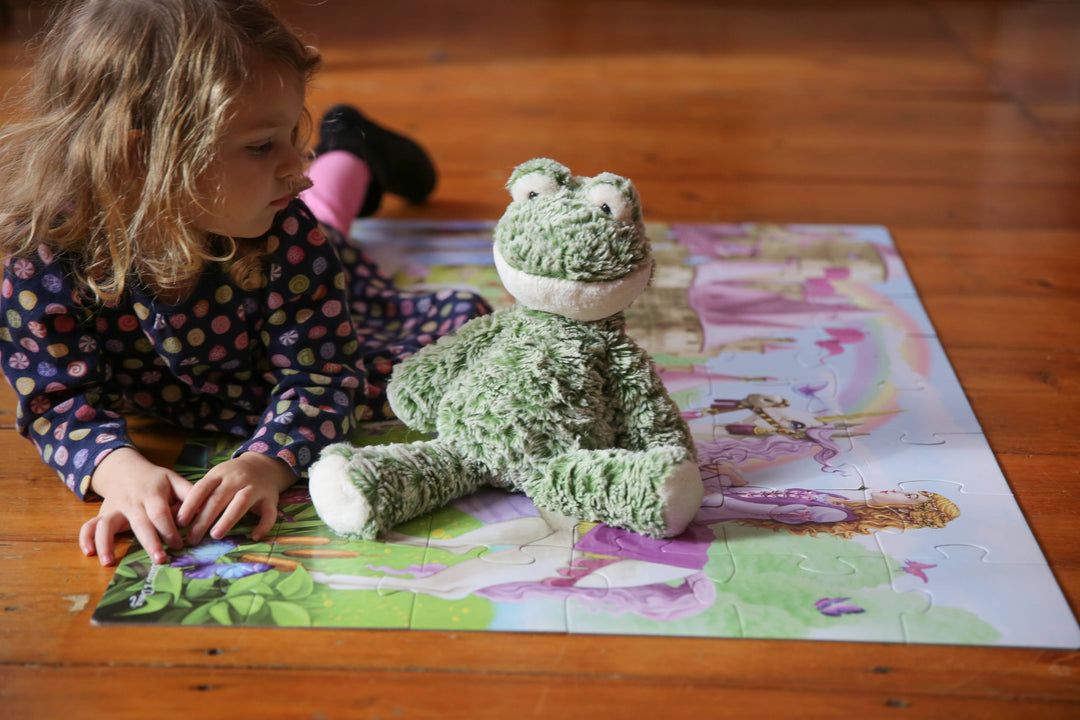 Marshmallow Mossy Frog - Plush Toy for Kids &amp; Baby