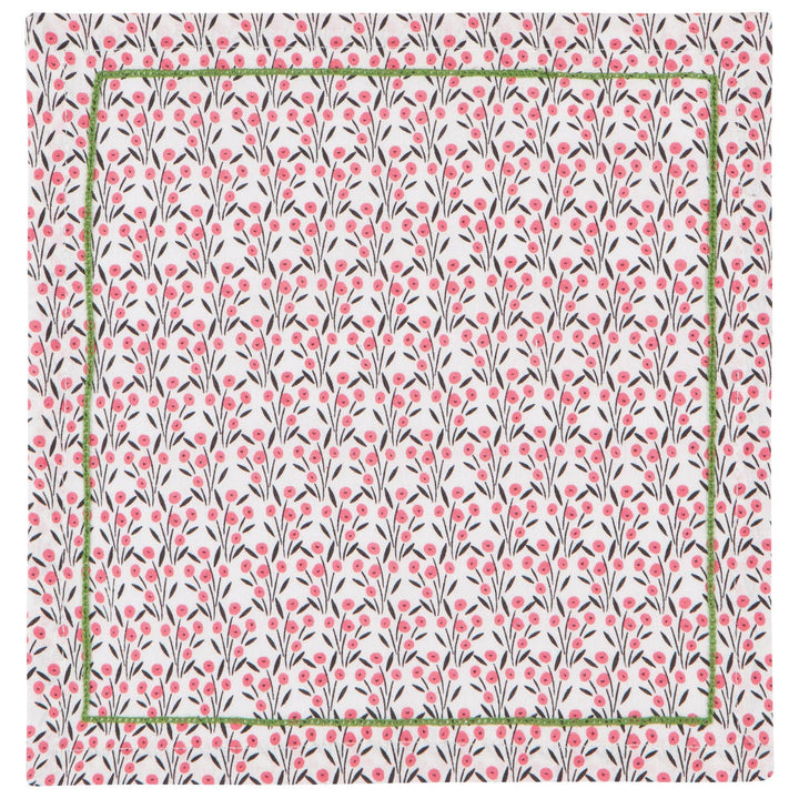 Bouquet Cocktail Napkins Set of 4: Multi-Colored
