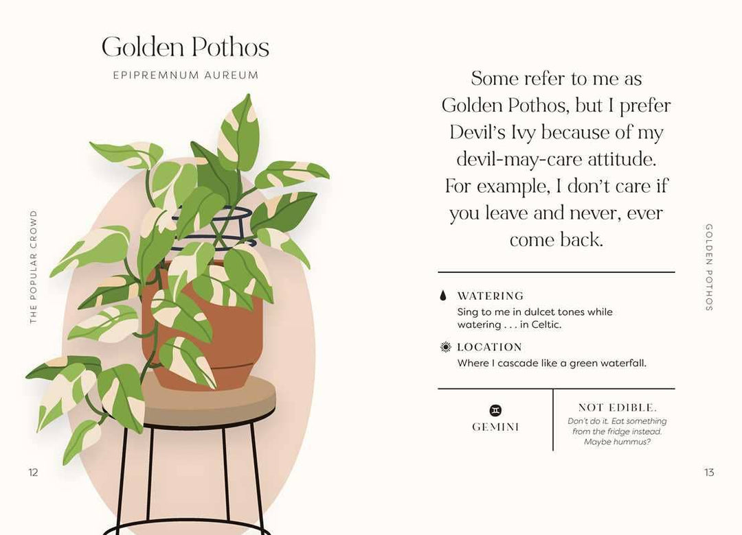 Houseplants and Their Fucked-Up Thoughts by Carlyle Christoff &amp; Elisabeth Saake