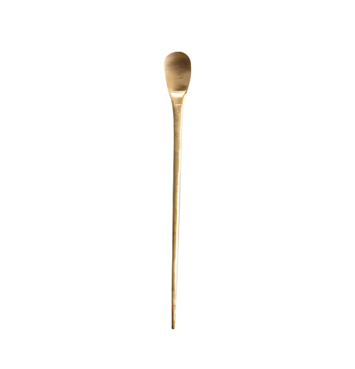 9"L Brass Cocktail Spoon
