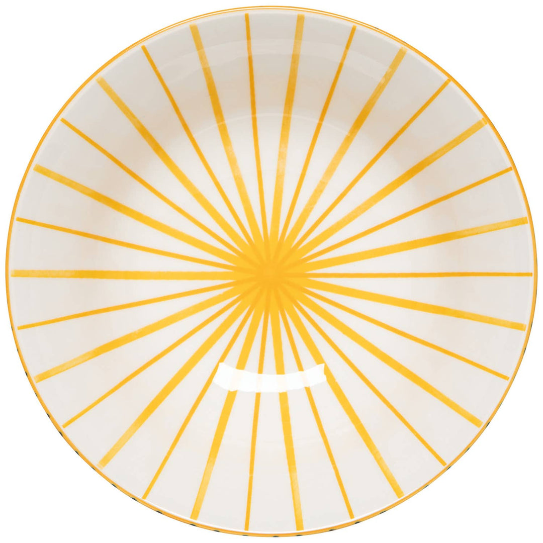 Sunburst Stamped Bowl 8 inch