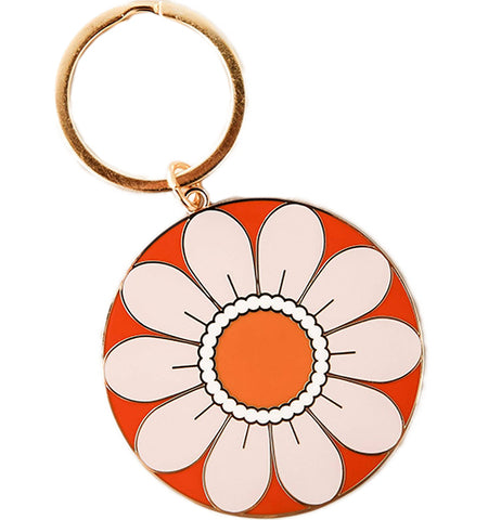Circle Flower Keychain