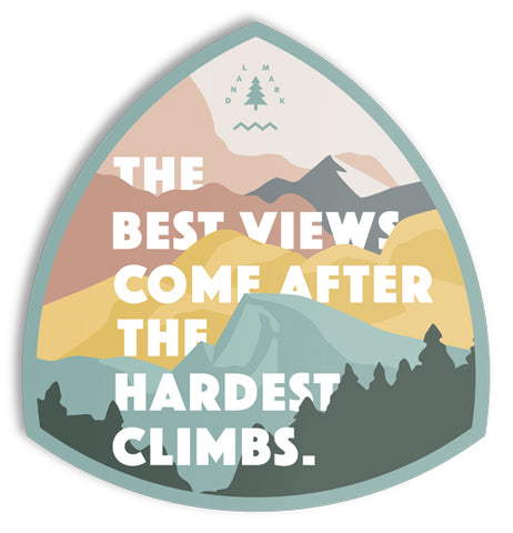 Hardest Climb Sticker