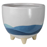 Seascape Cachepot, Ceramic: Ceramic / Multi