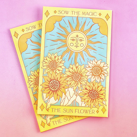Seeds The Sunflower (Ring of Fire) Tarot Garden + Giftable Packet