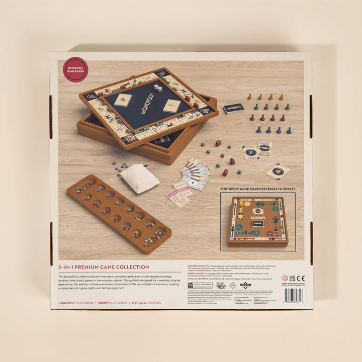 3-in-1 Game Collection: Monopoly, Sorry &amp; Mancala