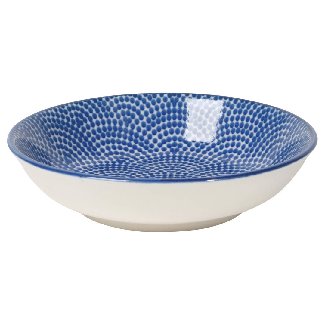 Blue Waves Porcelain Dip Bowl