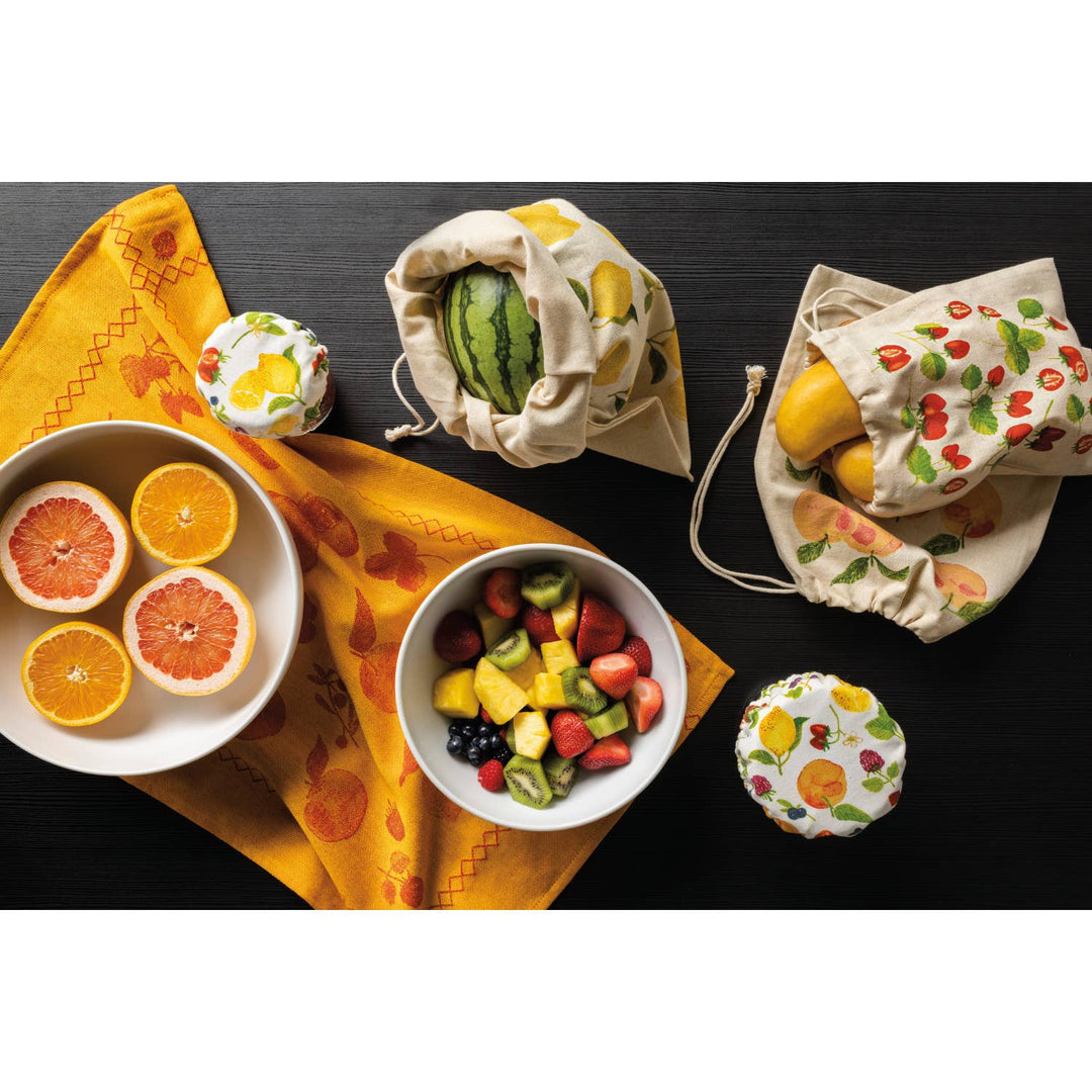 Fruit Salad Mini Bowl Cover Set of 3