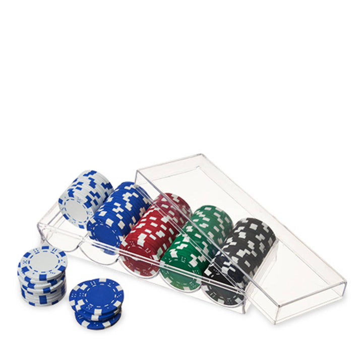 Poker Chip Set: Multicolor / Resin / Plastic