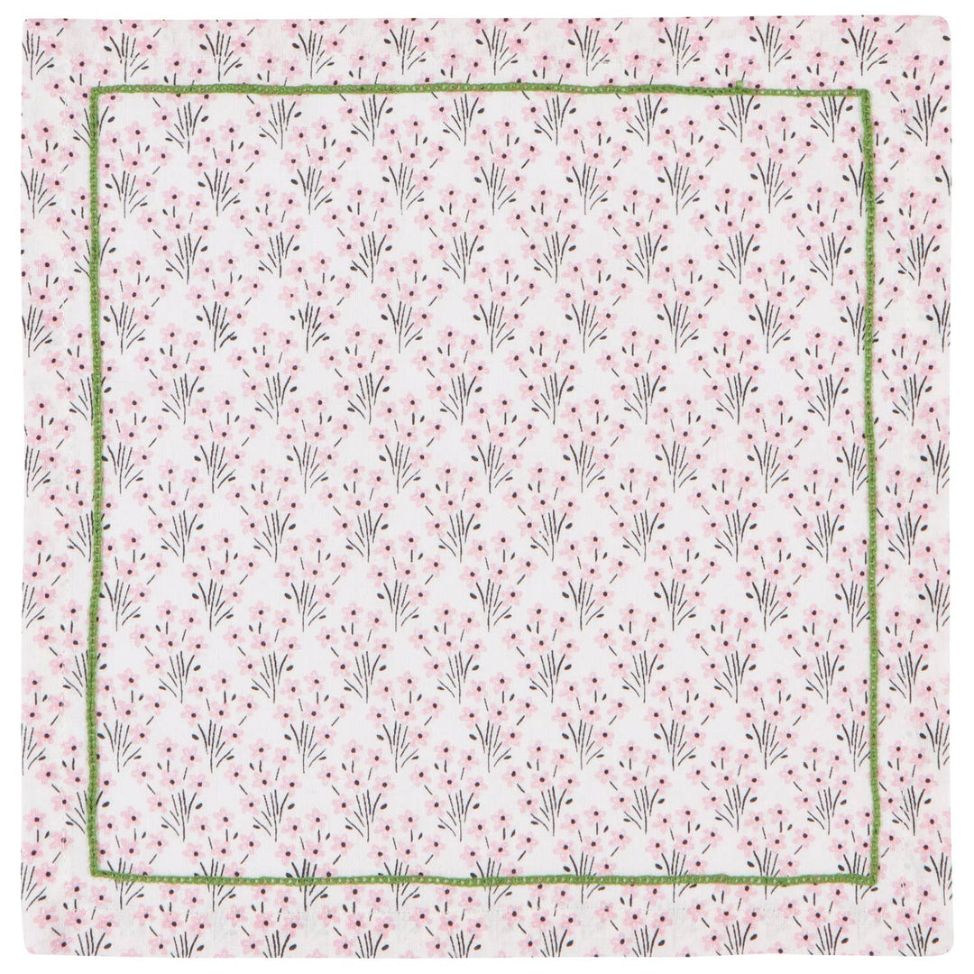Bouquet Cocktail Napkins Set of 4: Multi-Colored