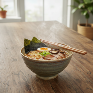 Akira Noodle Bowl Taupe Stoneware Everyday