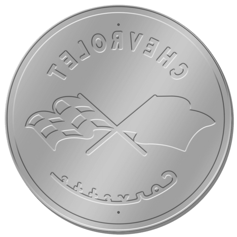 ROUND - Corvette '53 Logo Tin Sign