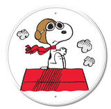 Snoopy Red Baron Tin Sign