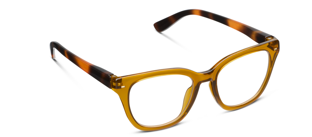 Lenora (Blue Light): Butterscotch/Mocha Tortoise / Reading / 3.50