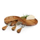 Acacia Cheese Board and Tools Set