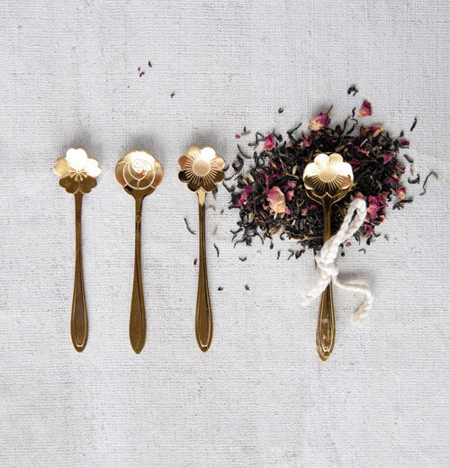 Stainless Steel Flower Shaped Spoon