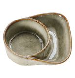 Stoneware Cracker and Soup Bowl