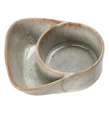 Stoneware Cracker and Soup Bowl