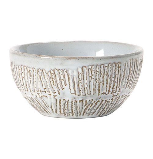 Debossed Stoneware Bowl
