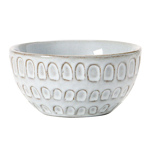 Debossed Stoneware Bowl