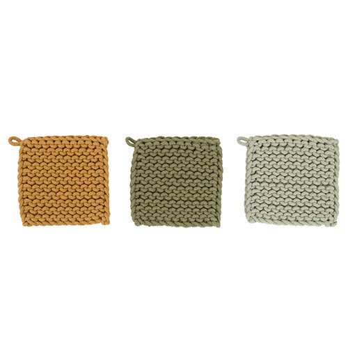 Cotton Crocheted Pot Holders