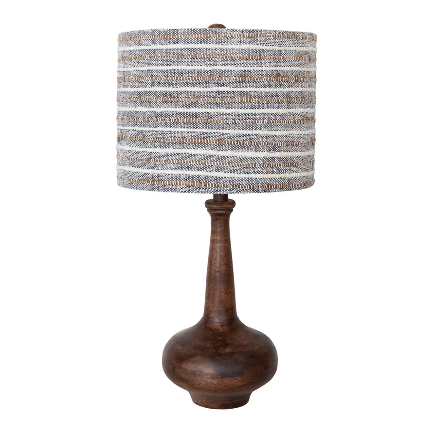 Mango Wood Table Lamp