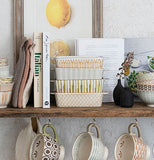 Hand-Stamped Stoneware Baker with Pattern