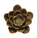 Handmade Stoneware Flower Incense Holder