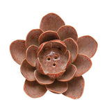 Handmade Stoneware Flower Incense Holder