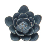 Handmade Stoneware Flower Incense Holder