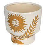 Coarse Stoneware Footed Planter
