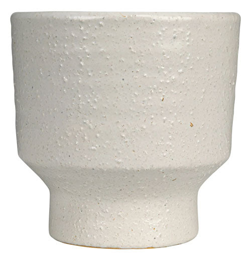 Coarse Stoneware Footed Planter