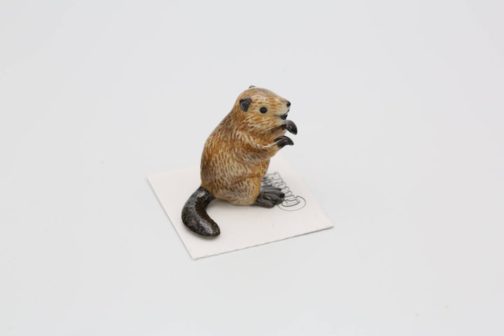 Paddle Beaver Porcelain Miniature